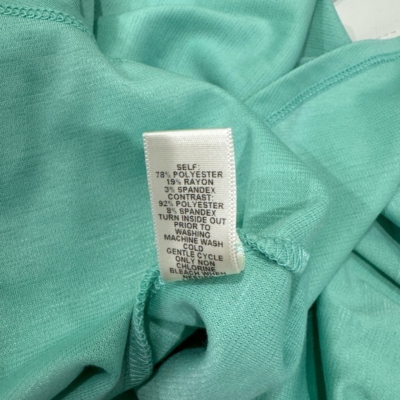 Pacsun Light Blue/Green Mesh Back & Sides Skater Dress (M) - Picture 9 of 10